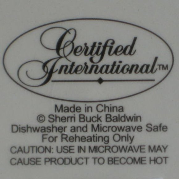 NWT Dog in Scarf Plate Fall Harvest Dachshund Doxin by Certified International - Picture 4 of 6